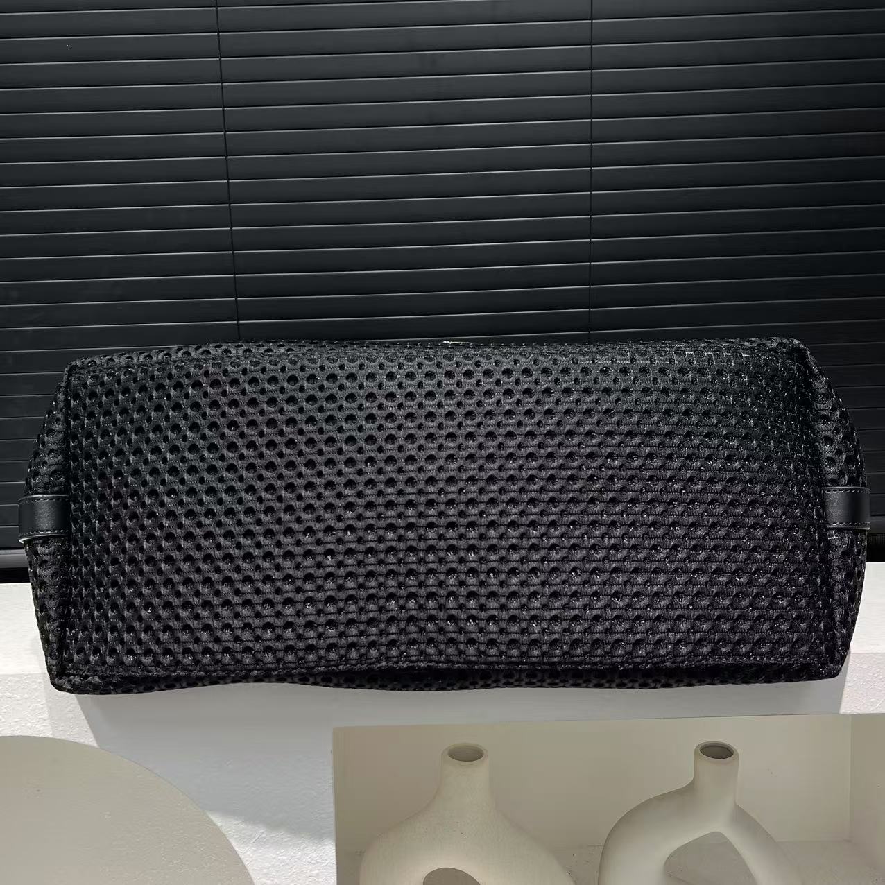 👜 LS SHOP – Sac Cabas XXL en Nylon Noir avec Teddy Bear – Tendance, Ultra-Pratique & Idéal Voyages ✨