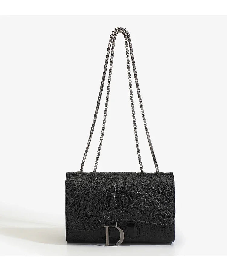 Sac à Main Femme de Luxe – Bandoulière Chaîne, Style Crossbody, Paillettes, Casual