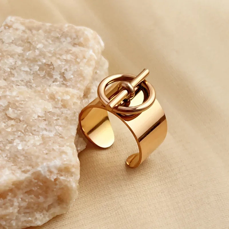 Bague OT à boucle pour femmes