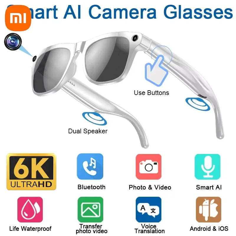 🕶️ Lunettes Intelligentes Xiaomi – Haut de Gamme & IA by LS-SHOP