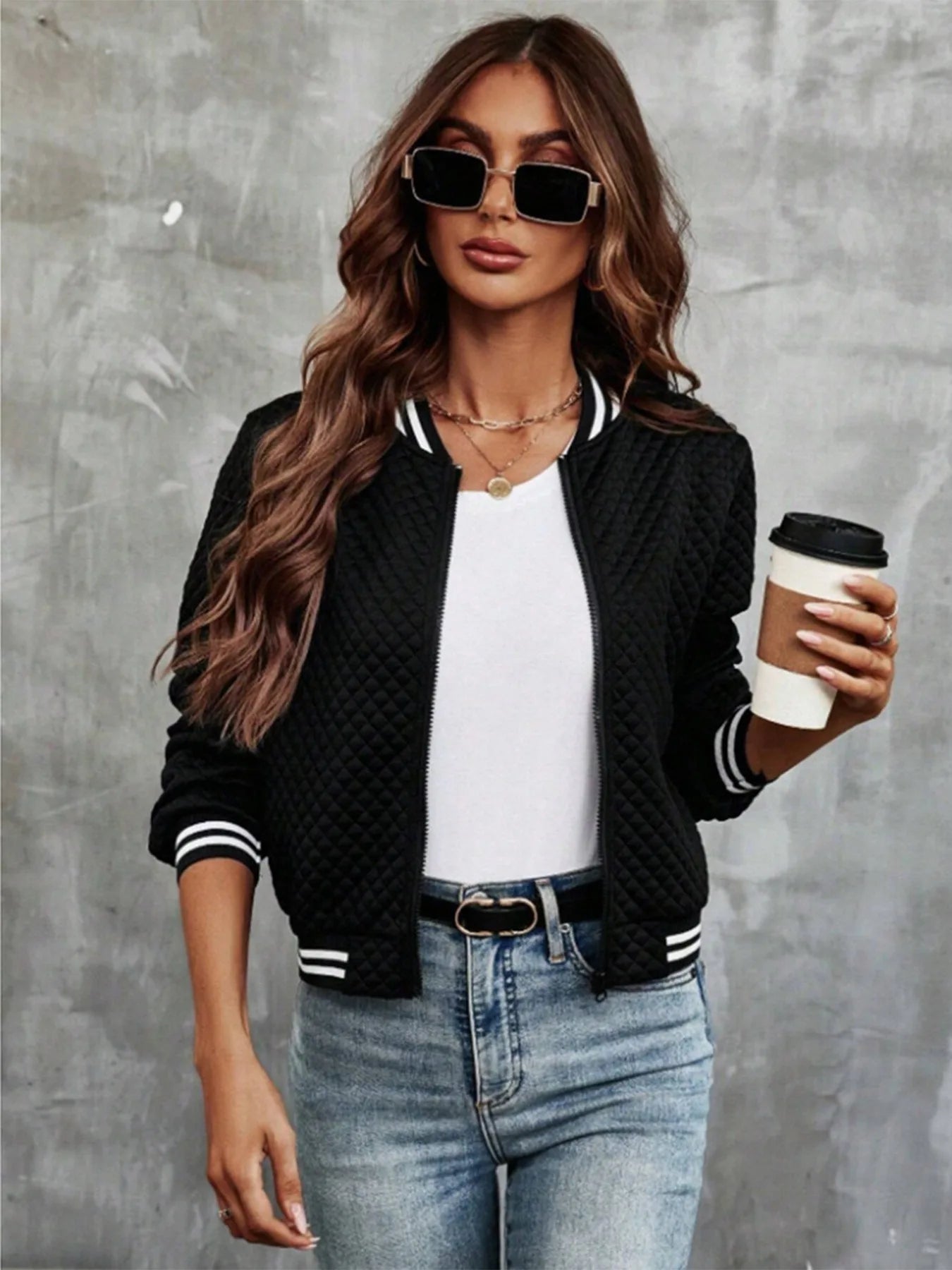Veste Baseball Femme – Automne 2025