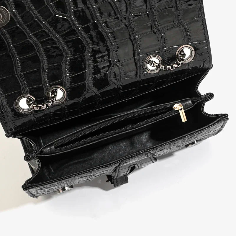 Sac à Main Femme de Luxe – Bandoulière Chaîne, Style Crossbody, Paillettes, Casual