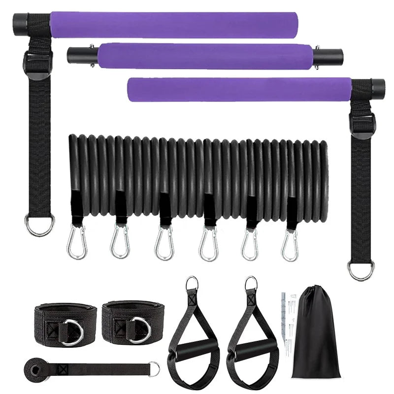 Pilates Bar Multifonction – Renforcement & Souplesse Complète