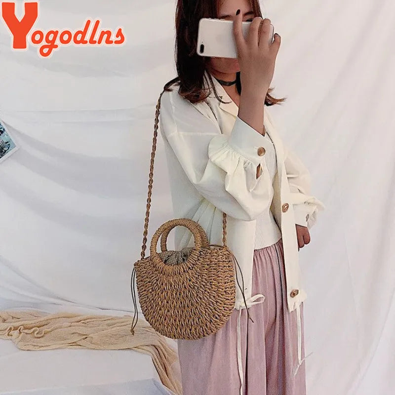 Sac Tissé en Rotin – Yogodlns