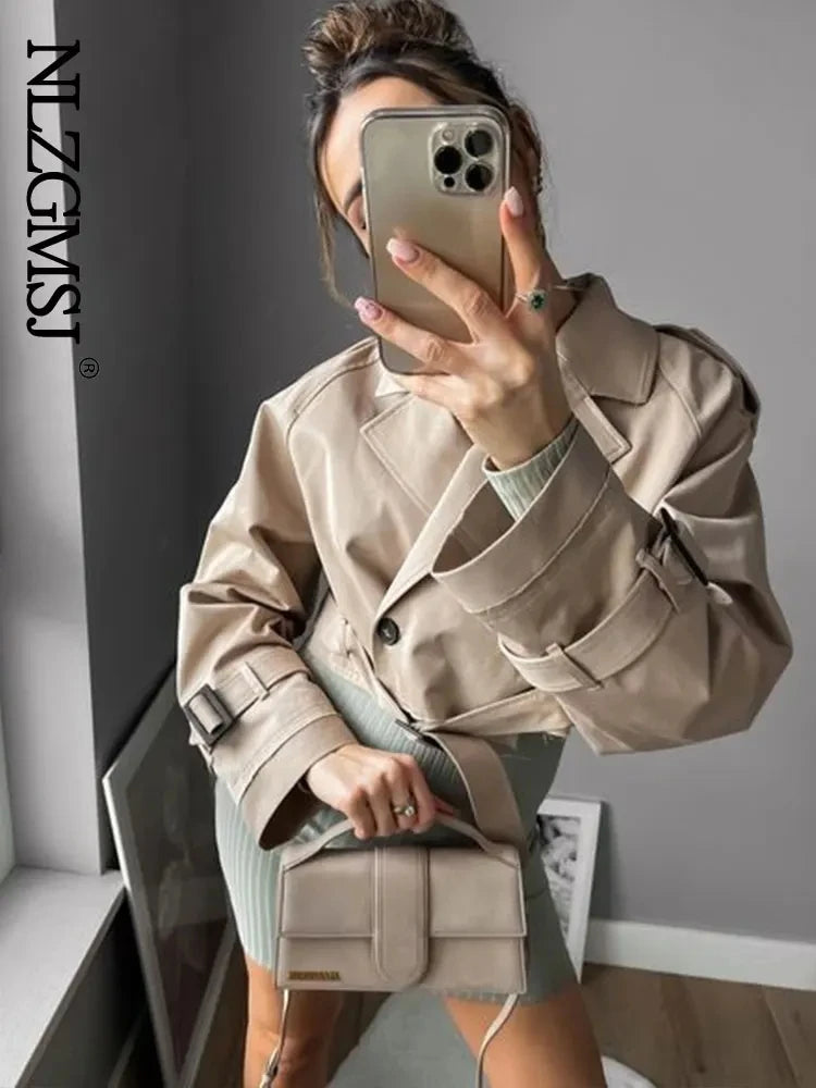 Veste Trench Ceinturée 2025 – LS SHOP