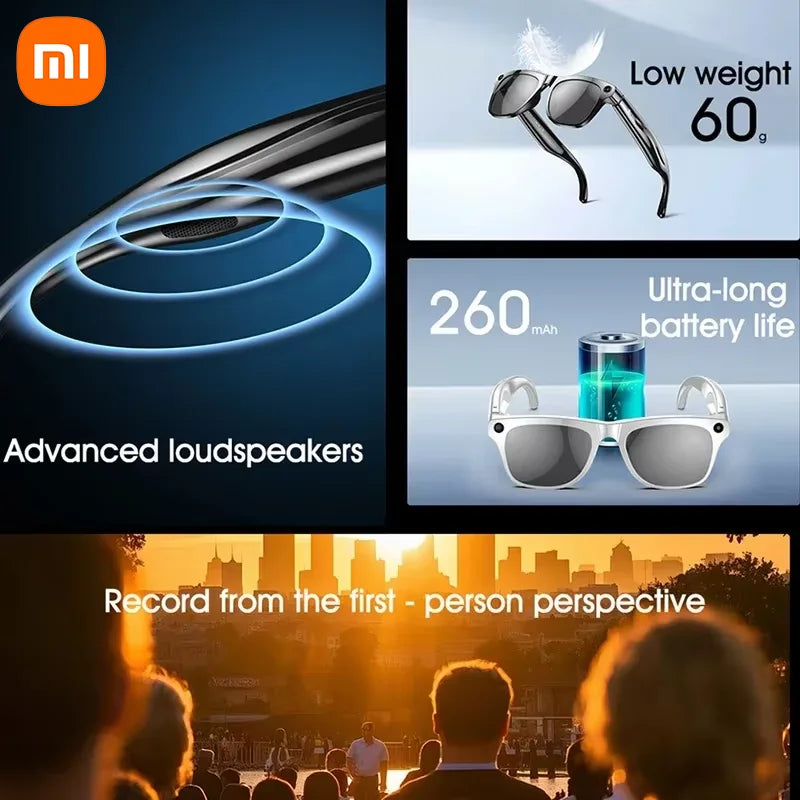 🕶️ Lunettes Intelligentes Xiaomi – Haut de Gamme & IA by LS-SHOP
