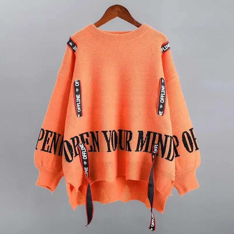 ✨ LS SHOP – Pull Femme Automne/Hiver 2025 🧶 Style Y2K, Confort & Look Décontracté 💖ulllover Lady Top Harajuku Female Clothes