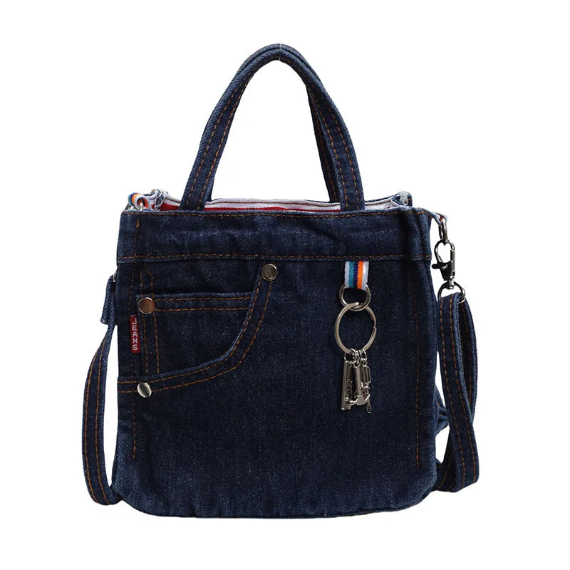 Sac bandoulière pour femmes – Denim rétro créatif, personnalisé, sac à main tendance polyvalent de haute qualité