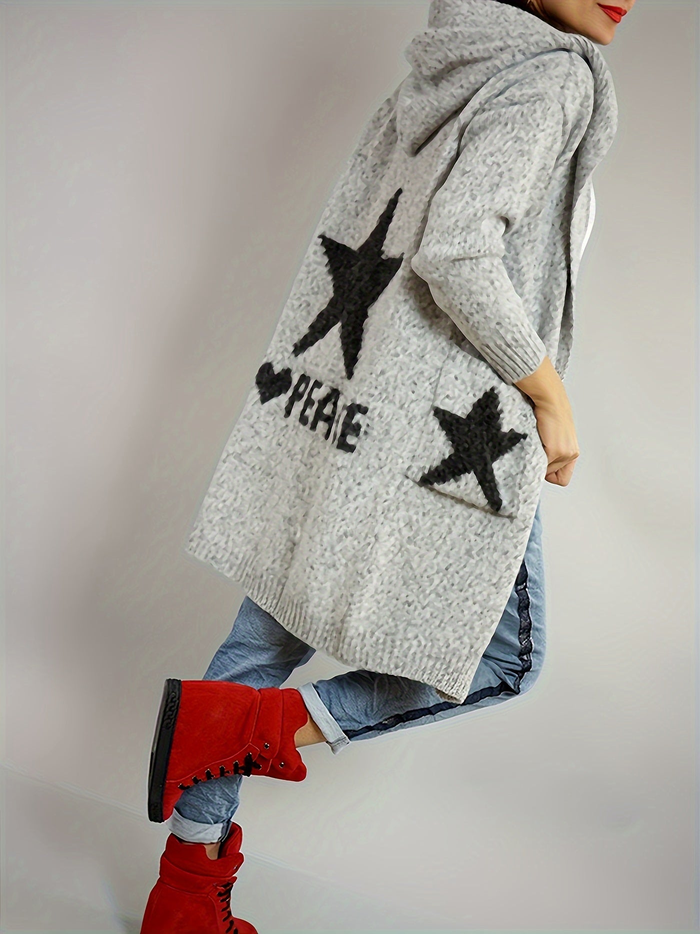 🧥 Cardigan Femme Style Trendy – Graphique & Confort by LS-SHOP ✨