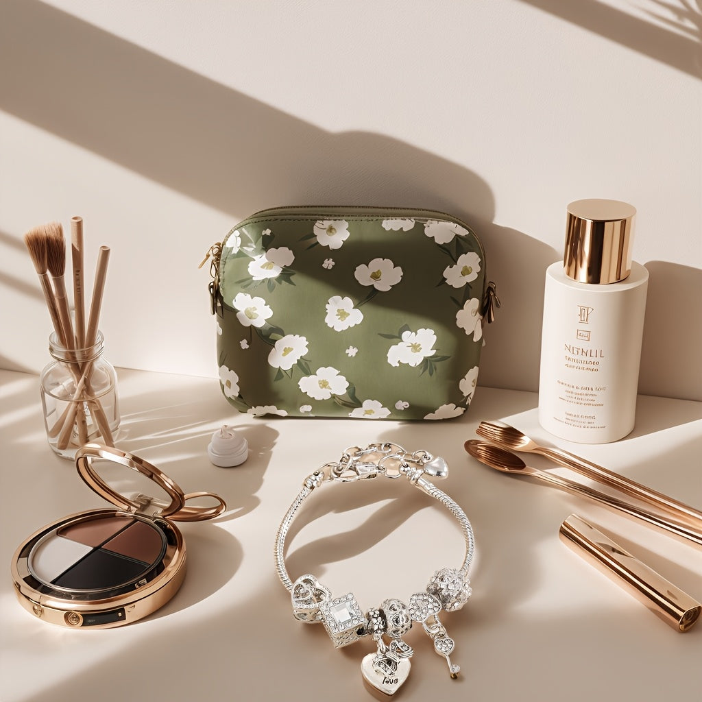 « LS-SHOP ✨ Bracelet Femme Cœur & Clé en Acier Inoxydable – Strass Éblouissants, Bijou Chic Quotidien | Idée Cadeau Fête des Mères ou Look Casual | ls-shop-bracelet-femme »
