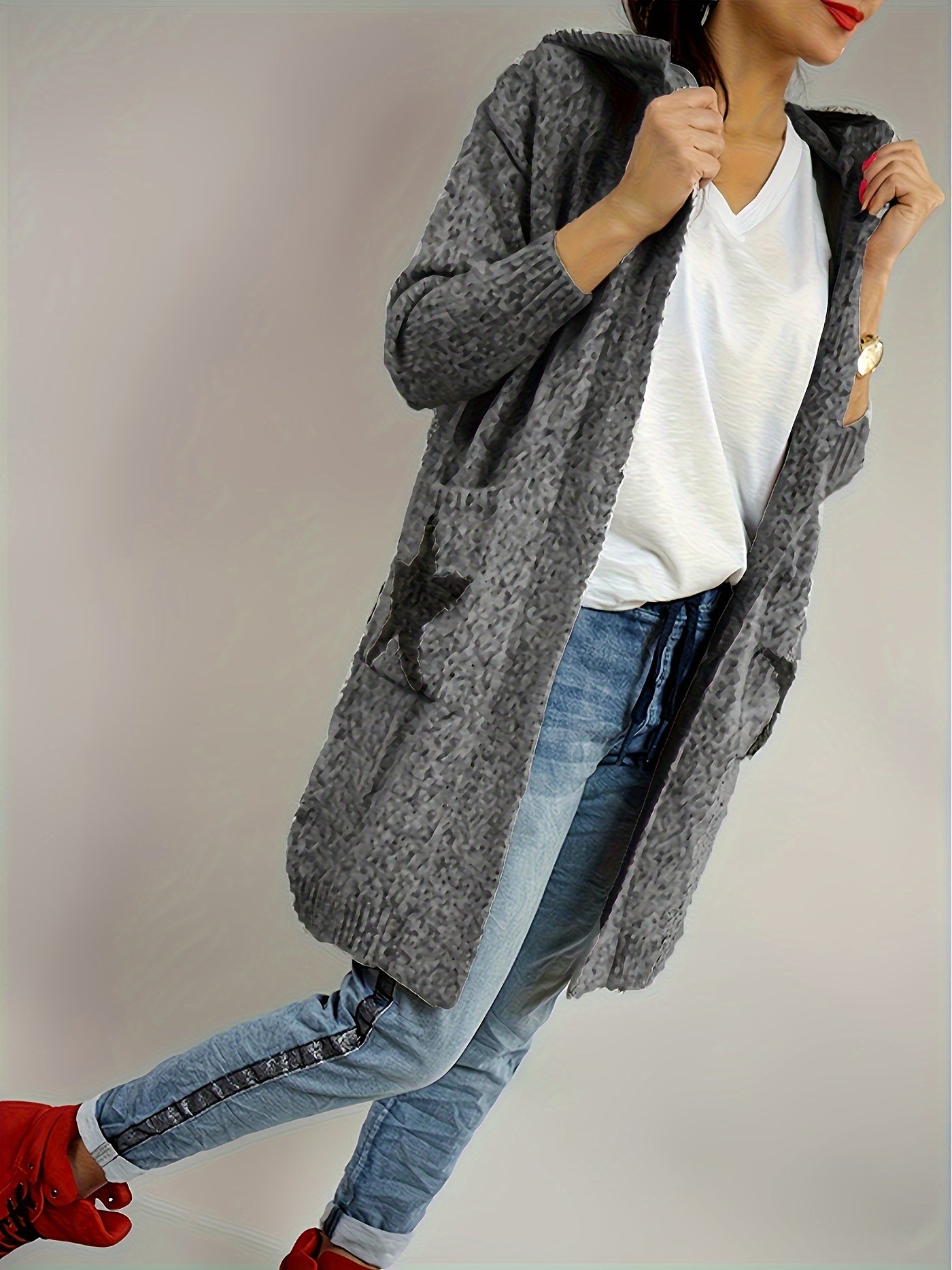 🧥 Cardigan Femme Style Trendy – Graphique & Confort by LS-SHOP ✨