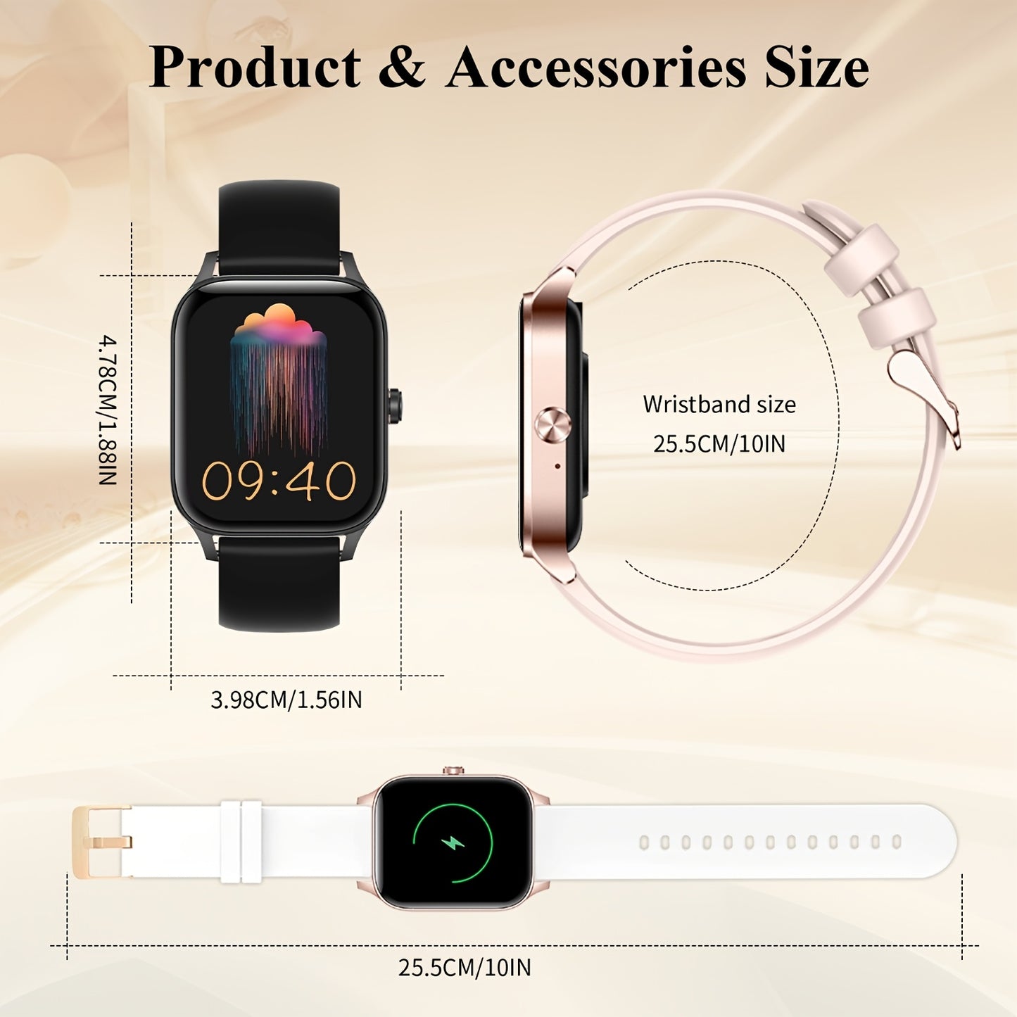 📱 LS Shop – Montre Connectée HD 1,85” 🕒 | Assistant Vocal IA 🎤, Appels & Messages 📩, Musique 🎵, Caméra à Distance 📸, Rappel Sédentarité ⏰ +100 Fonctions