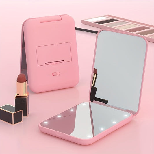 ✨ Miroir Maquillage LED LS SHOP – Compact, Pliable & Lumineux