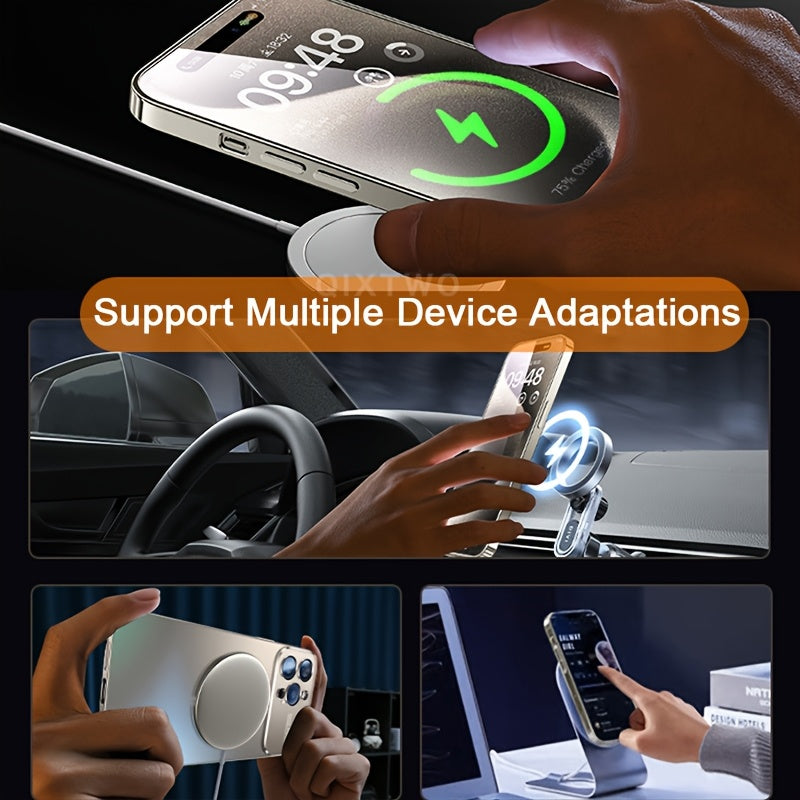 🔋 Coque iPhone Luxe Magnétique – Charge Sans Fil & Protection Totale by LS-SHOP ✨