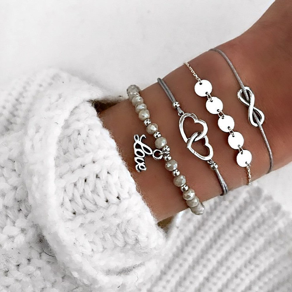 "Bracelets & Bangles Bohème Femme – Ensemble Vintage Perles & Charms Boho"