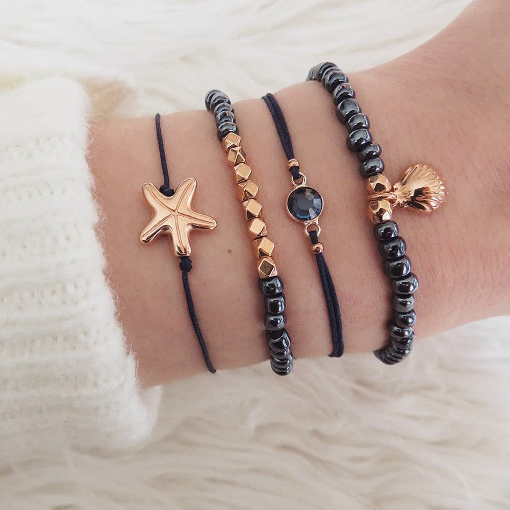 "Bracelets & Bangles Bohème Femme – Ensemble Vintage Perles & Charms Boho"