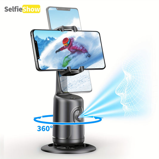 🤳 Trépied & Selfie Stick 360° LS SHOP – Suivi Automatique du Visage