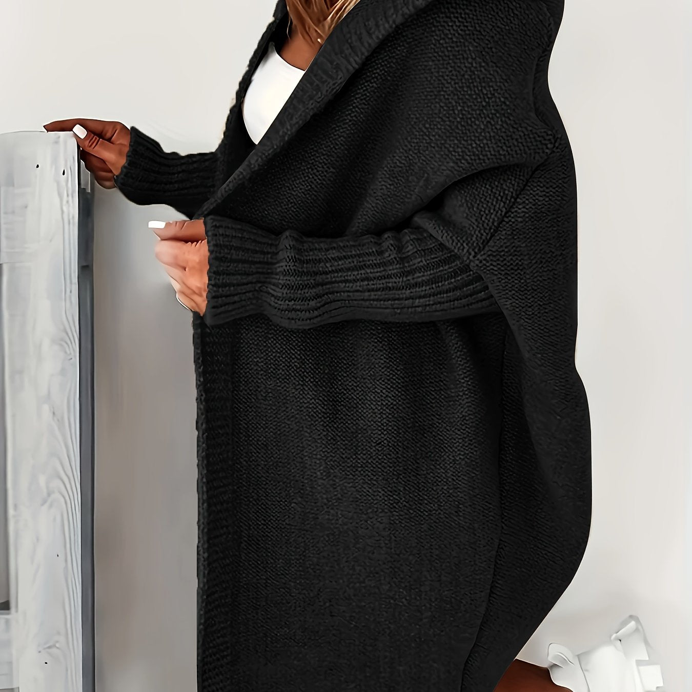 ✨ LS SHOP – Élégance Décontractée : Cardigan Grande Taille Ouvert 🍂 Printemps/Automne