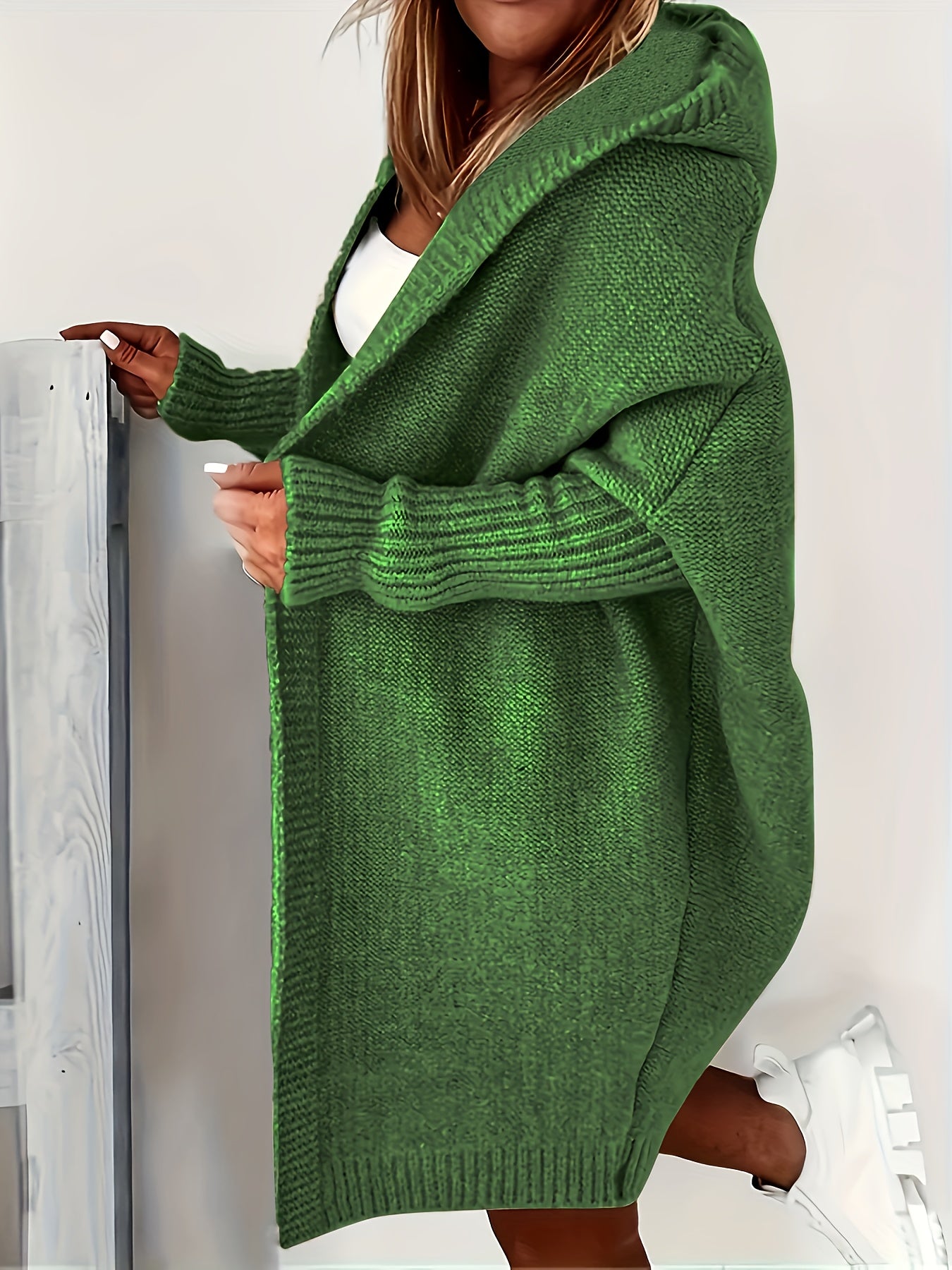 ✨ LS SHOP – Élégance Décontractée : Cardigan Grande Taille Ouvert 🍂 Printemps/Automne