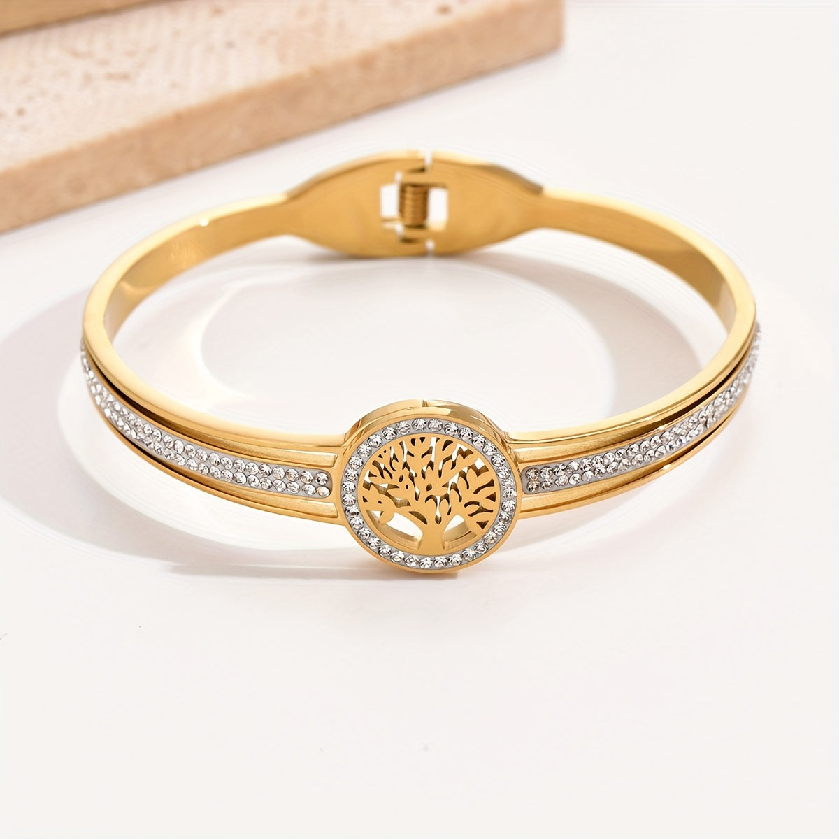 « LS-SHOP 🌿 Bracelet Life Tree Femme – Bijou en Acier Inoxydable | Idée Cadeau Fêtes & Occasions Spéciales | ls-shop-bracelet-life-tree »