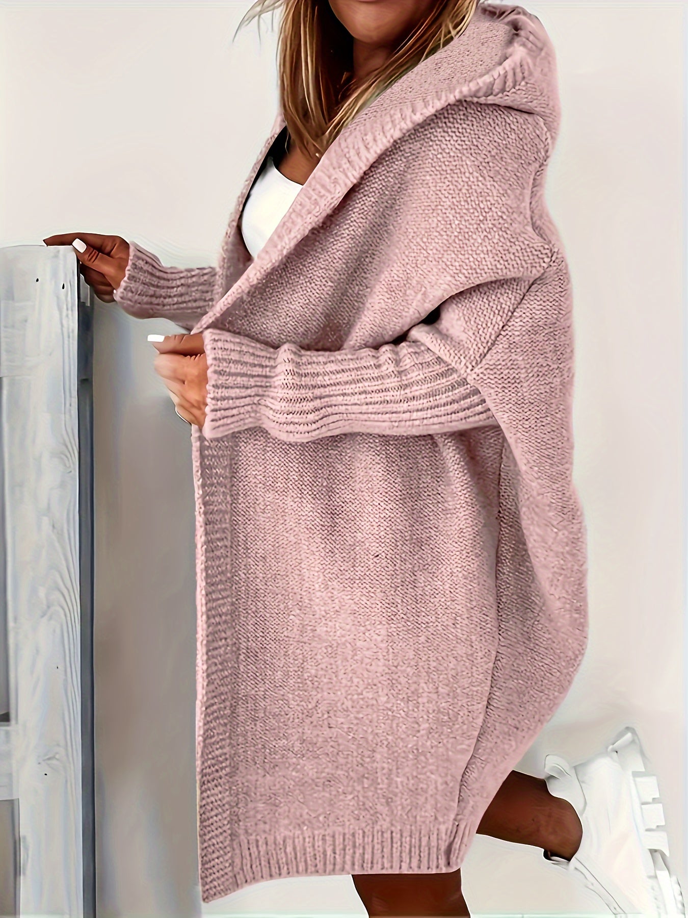 ✨ LS SHOP – Élégance Décontractée : Cardigan Grande Taille Ouvert 🍂 Printemps/Automne