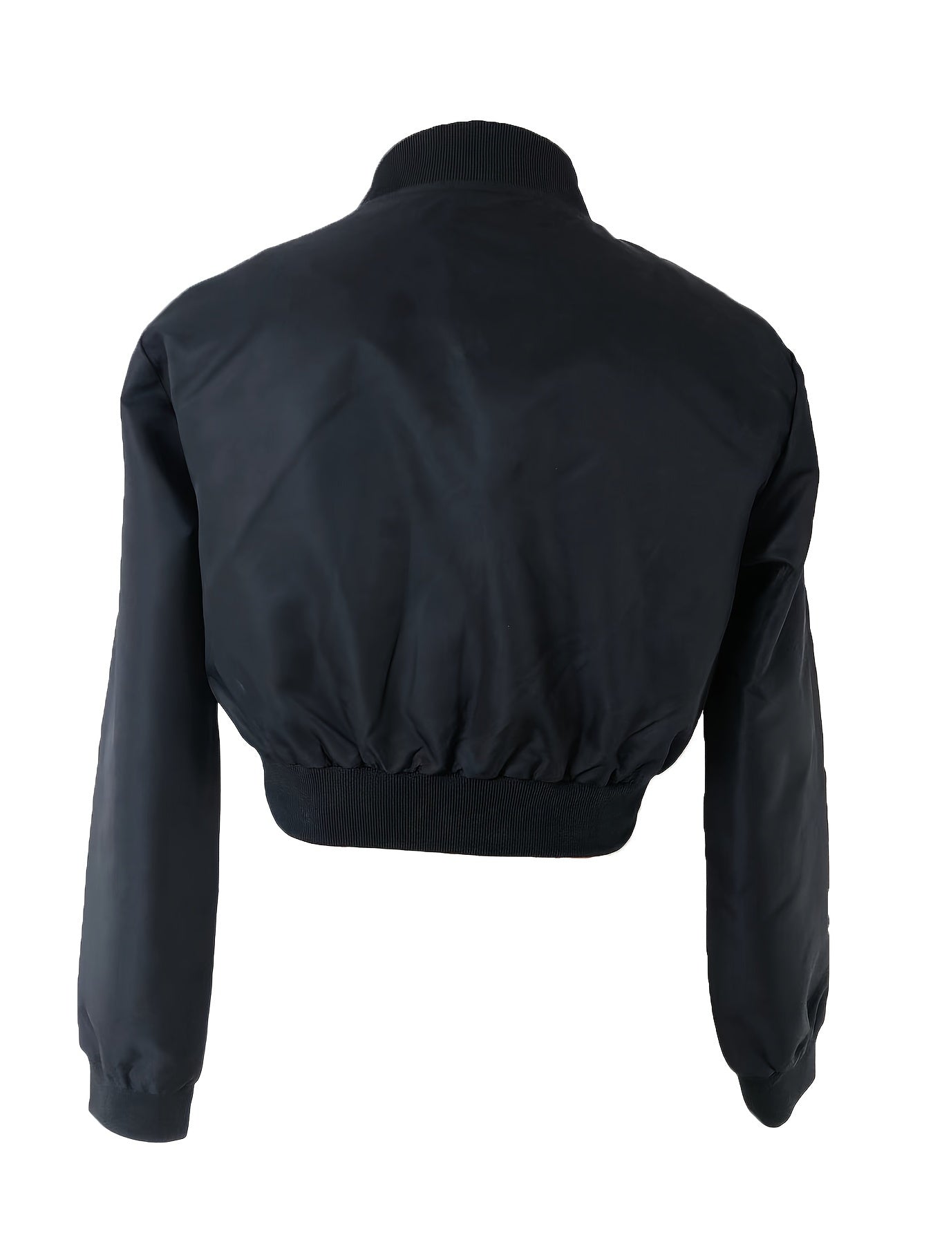 LS SHOP – Veste Courte Zippée Unie | Manches Longues Style Y2K Printemps/Automne