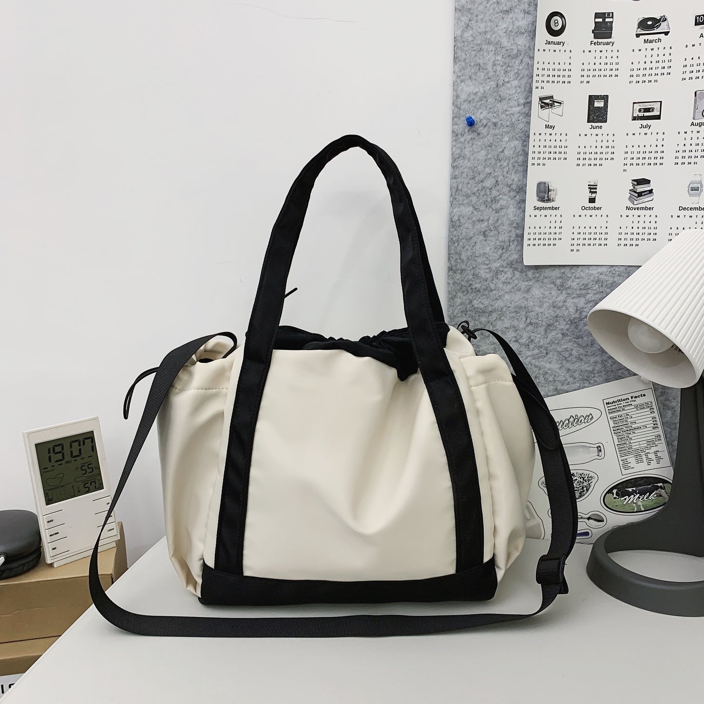 « LS-SHOP ⭐ Sac à Cordon Femme – Grand Format, Léger, Motif Étoiles | Sac à Épaule Casual & Voyage | ls-shop-sac-etoiles »
