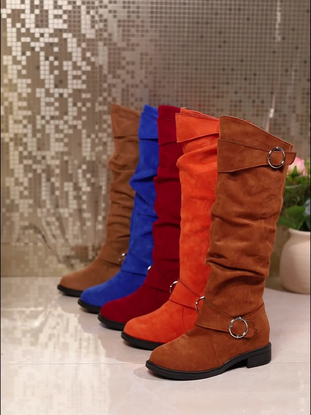 🔥 Bottes Femme Trendy – Hautes, Élégantes & Confort Hiver ❄️🖤