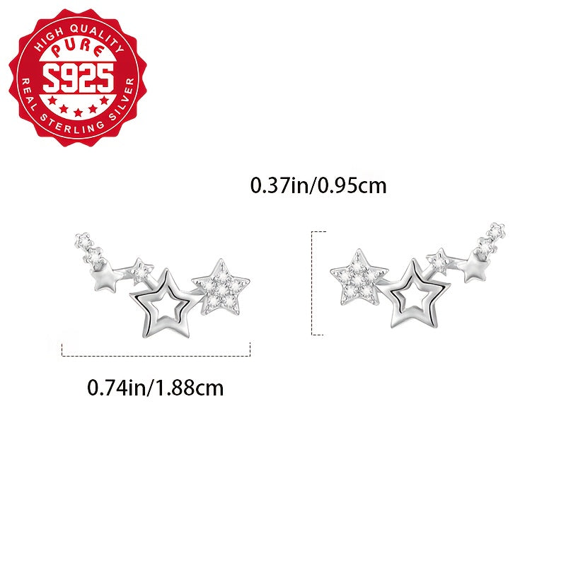 Boucles d’Oreilles Femme – Argent Luxe & Élégance Intemporelle 💎✨