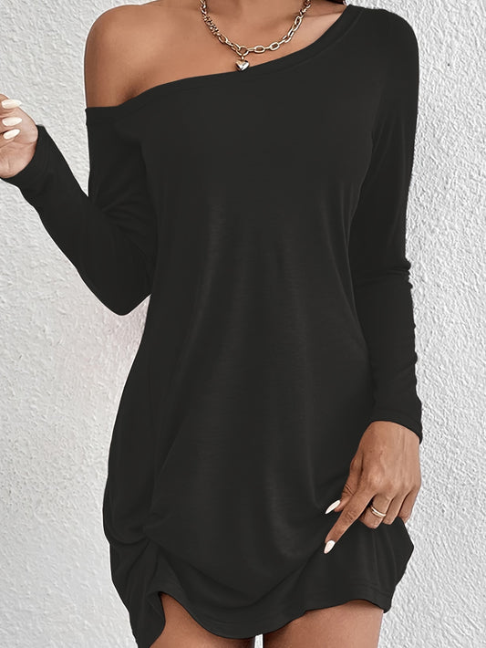 Robe Femme Manches Longues – Twist Chic Automne/Hiver 🍂👗