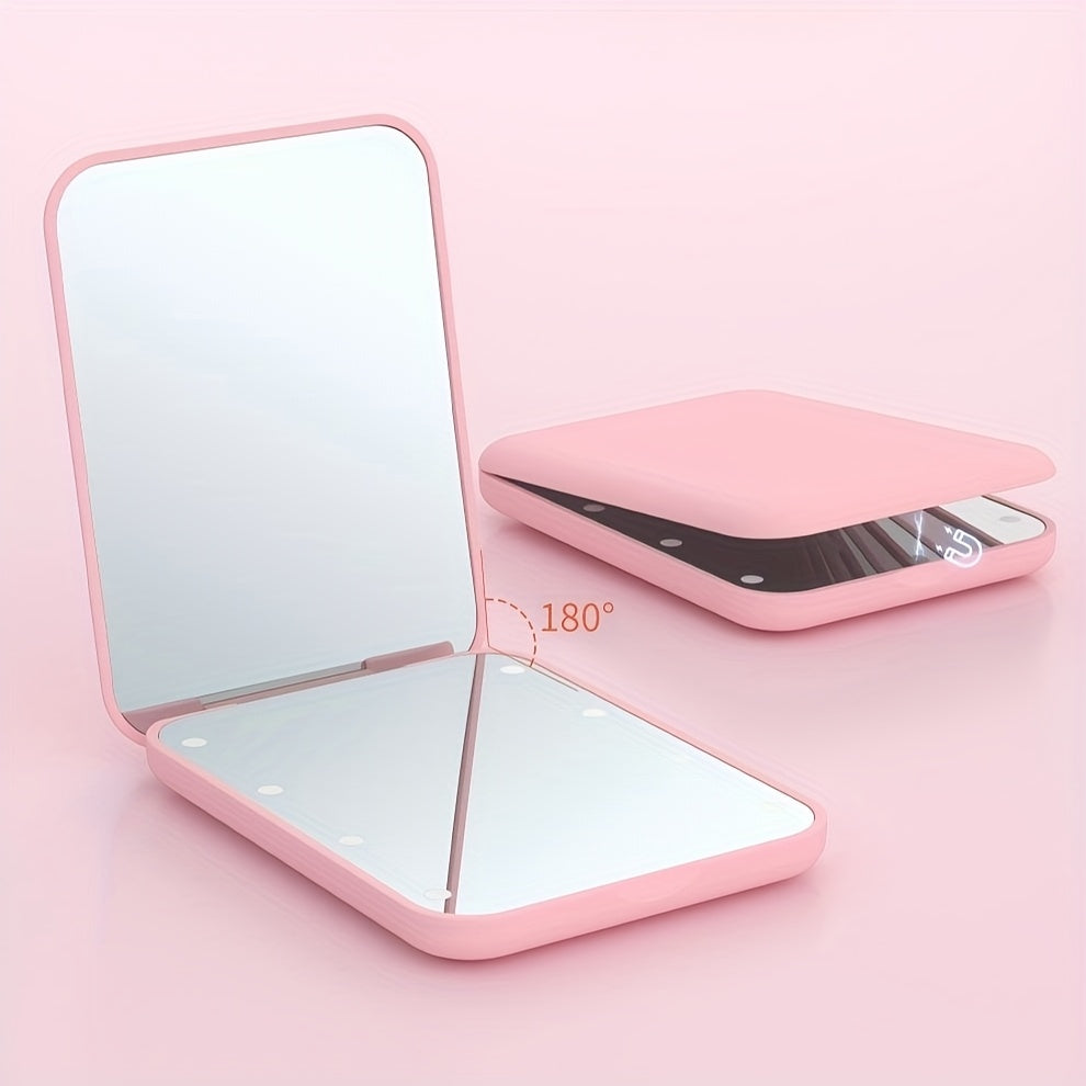 ✨ Miroir Maquillage LED LS SHOP – Compact, Pliable & Lumineux