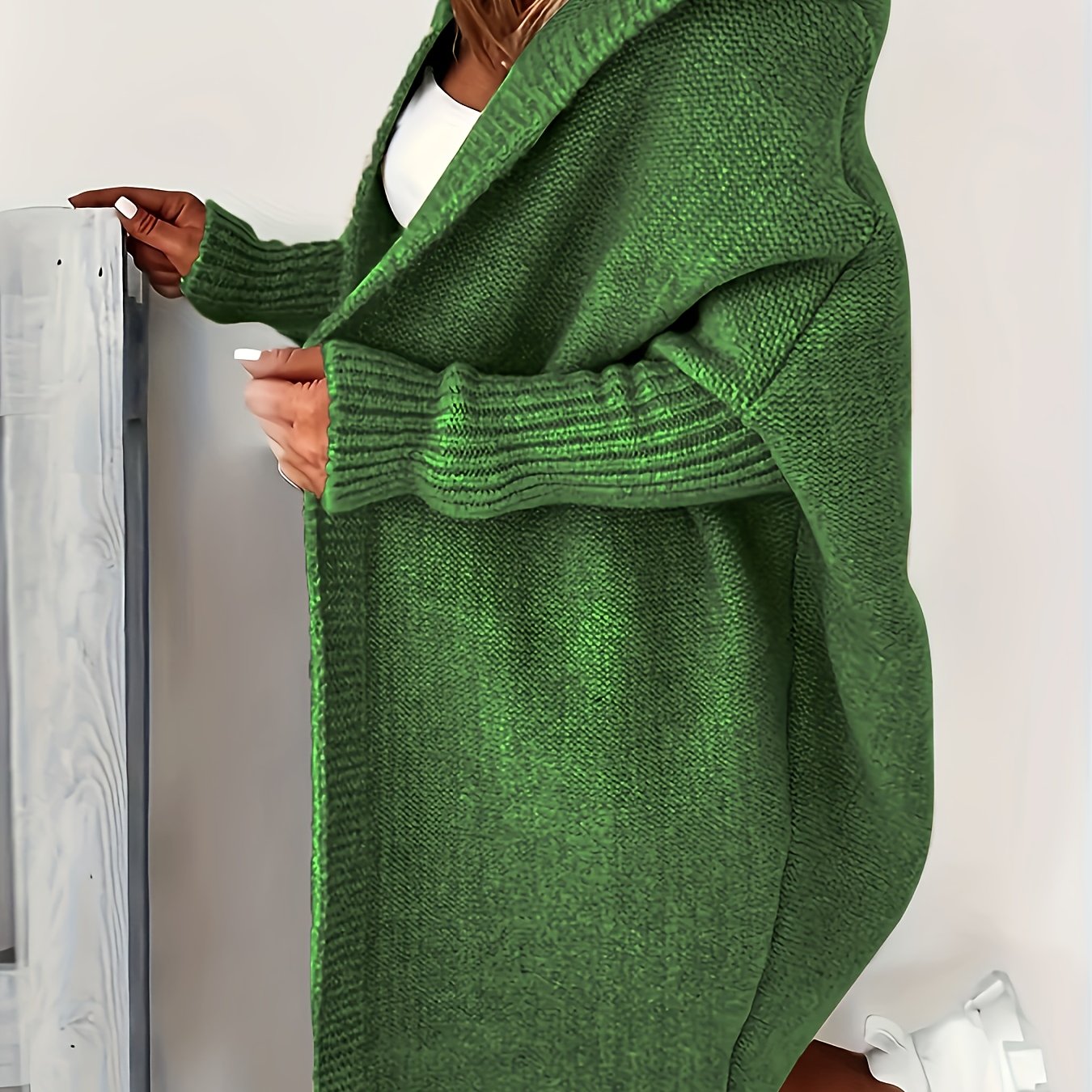 ✨ LS SHOP – Élégance Décontractée : Cardigan Grande Taille Ouvert 🍂 Printemps/Automne