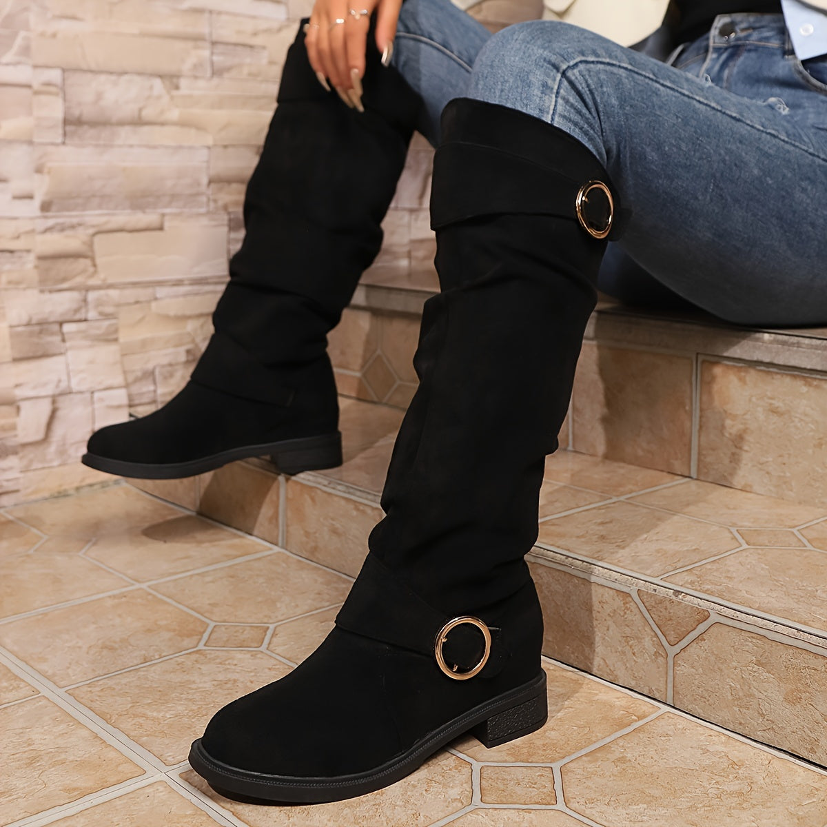 🔥 Bottes Femme Trendy – Hautes, Élégantes & Confort Hiver ❄️🖤