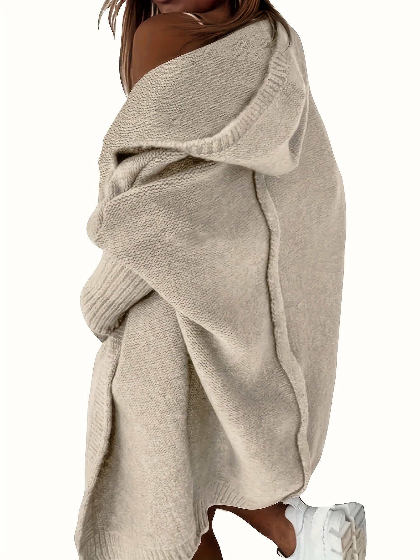 ✨ LS SHOP – Élégance Décontractée : Cardigan Grande Taille Ouvert 🍂 Printemps/Automne