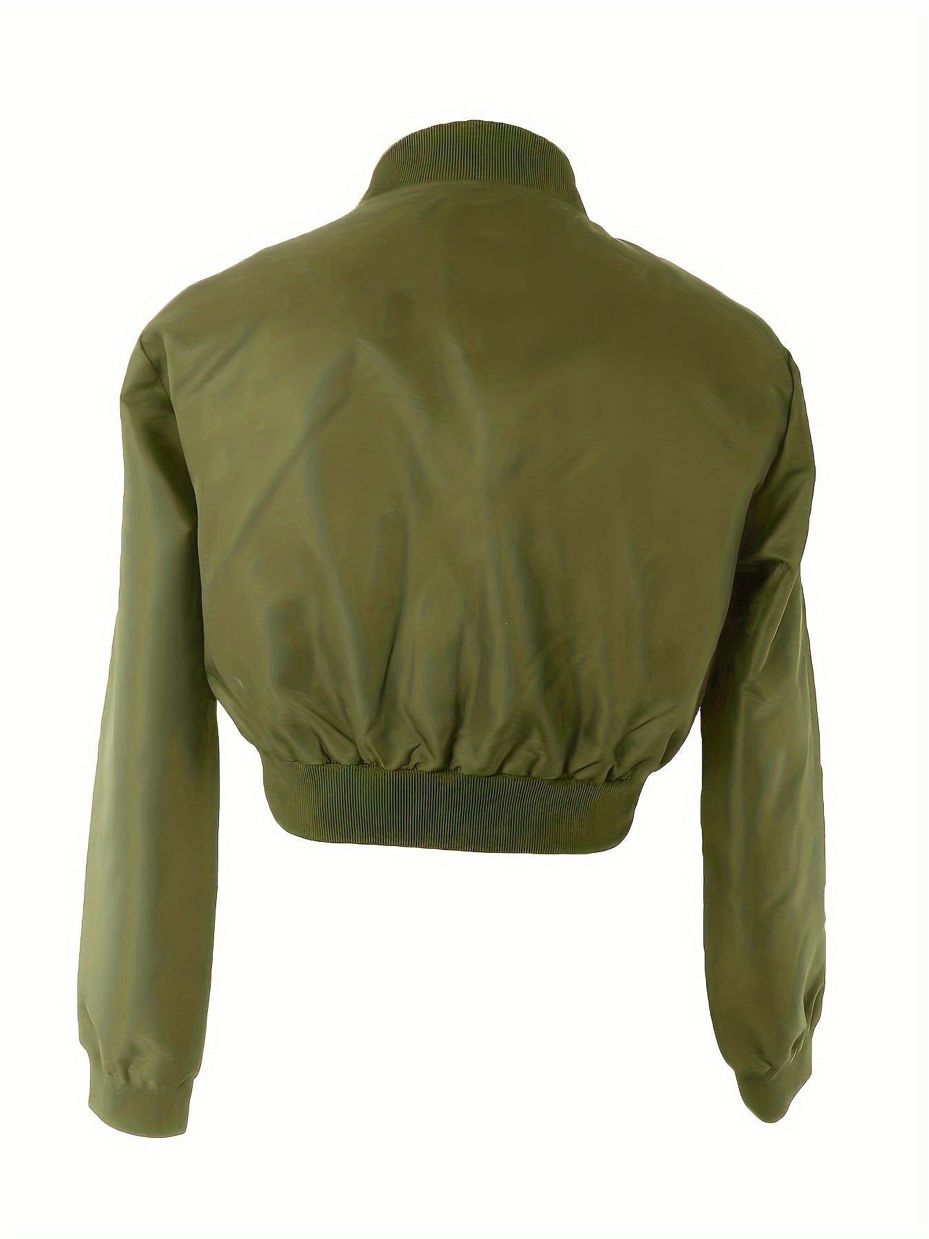 LS SHOP – Veste Courte Zippée Unie | Manches Longues Style Y2K Printemps/Automne