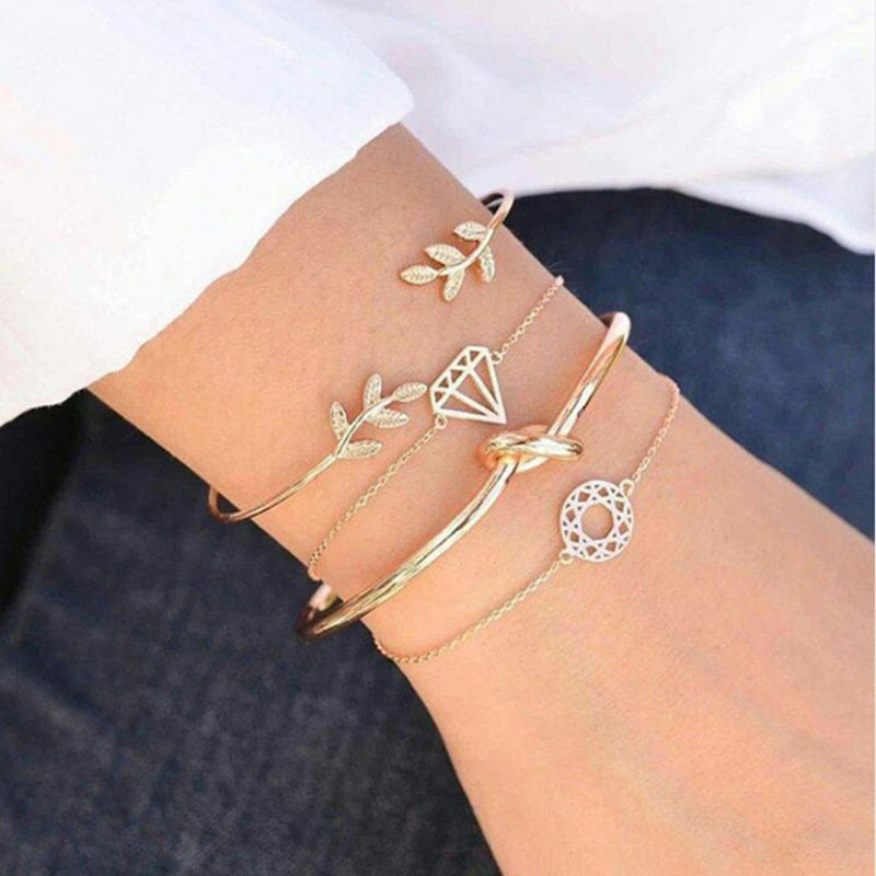 "Bracelets & Bangles Bohème Femme – Ensemble Vintage Perles & Charms Boho"