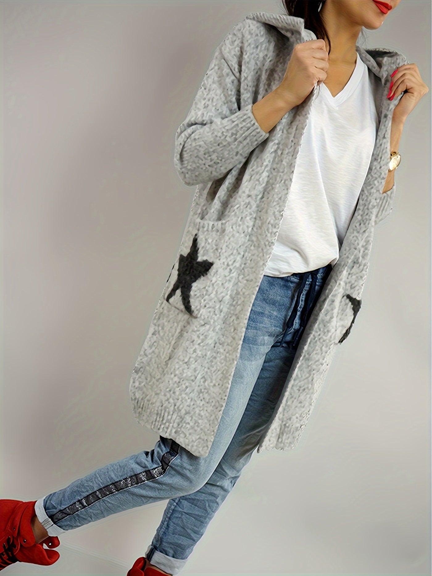 🧥 Cardigan Femme Style Trendy – Graphique & Confort by LS-SHOP ✨