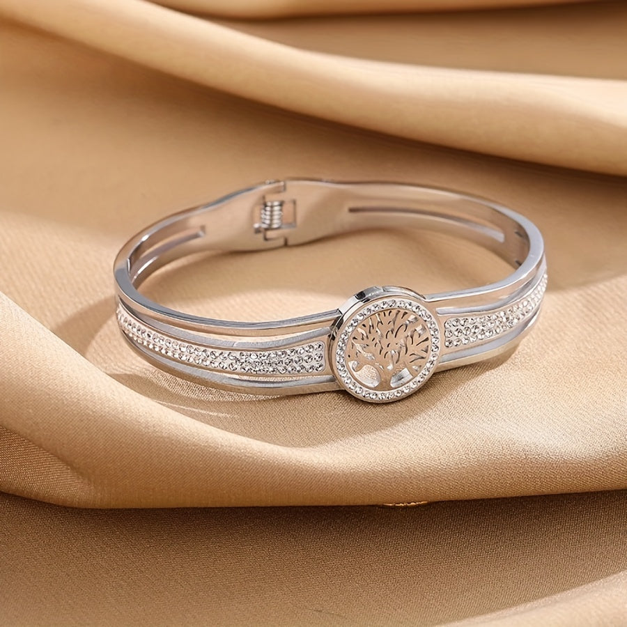 « LS-SHOP 🌿 Bracelet Life Tree Femme – Bijou en Acier Inoxydable | Idée Cadeau Fêtes & Occasions Spéciales | ls-shop-bracelet-life-tree »