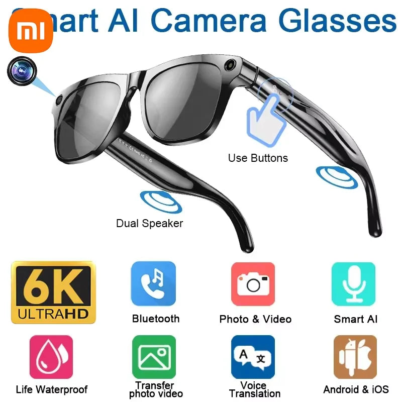 🕶️ Lunettes Intelligentes Xiaomi – Haut de Gamme & IA by LS-SHOP
