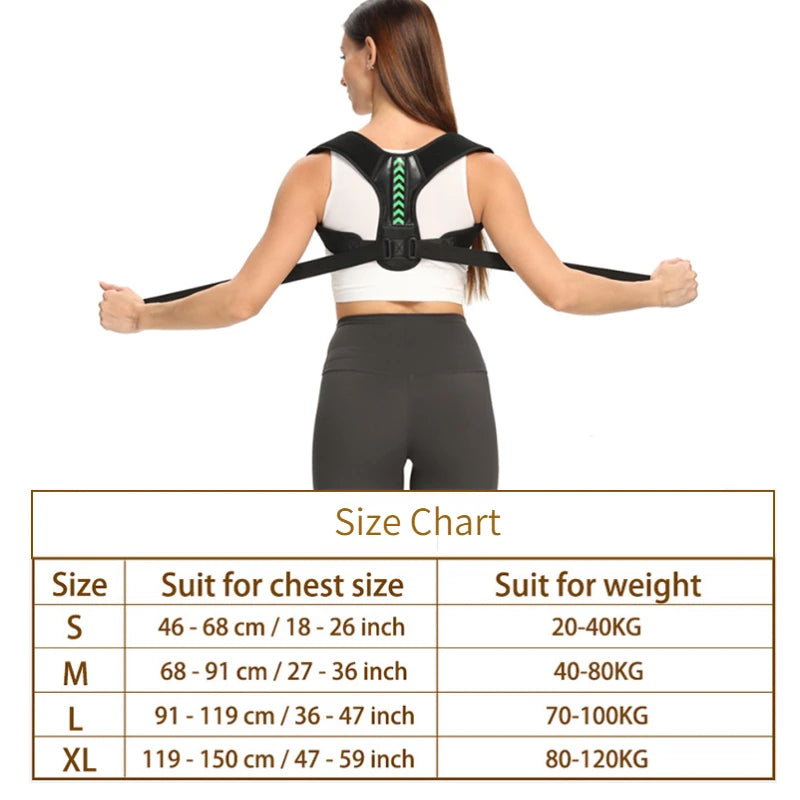 Correcteur de Posture Réglable – Soutien Dos & Épaules pour Alignement et Bien-être