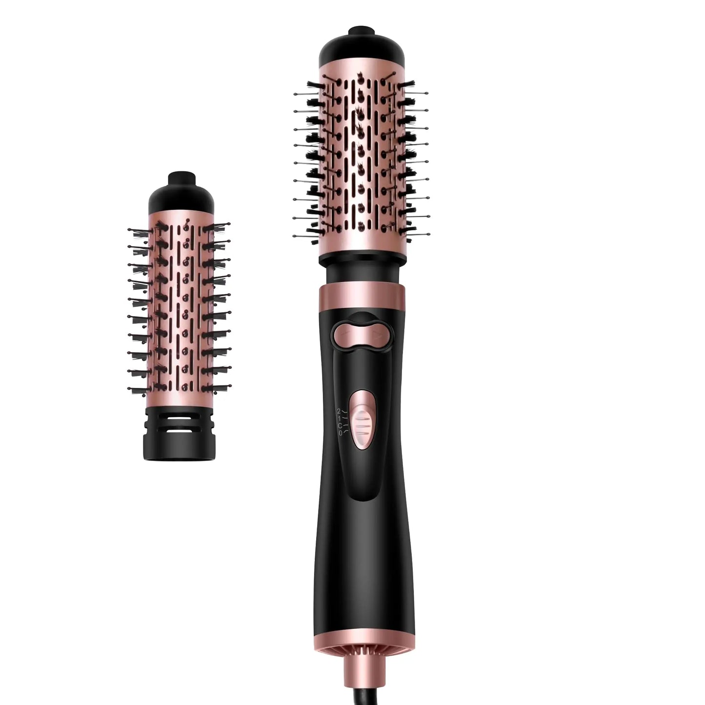 Brosse Sèche-Cheveux 3-en-1 Rotative – Séchage, Volume & Boucles en un seul geste | LS SHOP