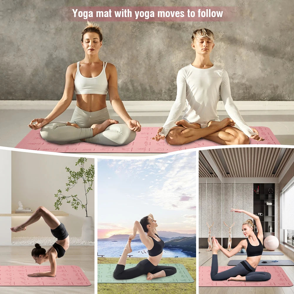 TPE Yoga Mat LS SHOP – Confort, Stabilité & Performance
