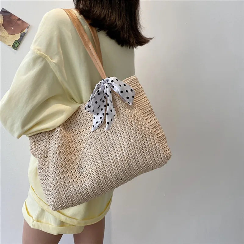 Sac de Plage Tissé à la Main – Femme