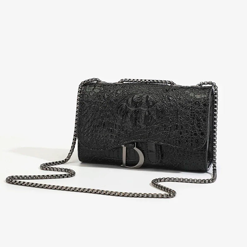 Sac à Main Femme de Luxe – Bandoulière Chaîne, Style Crossbody, Paillettes, Casual