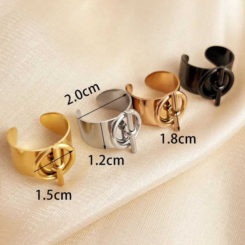 Bague OT à boucle pour femmes