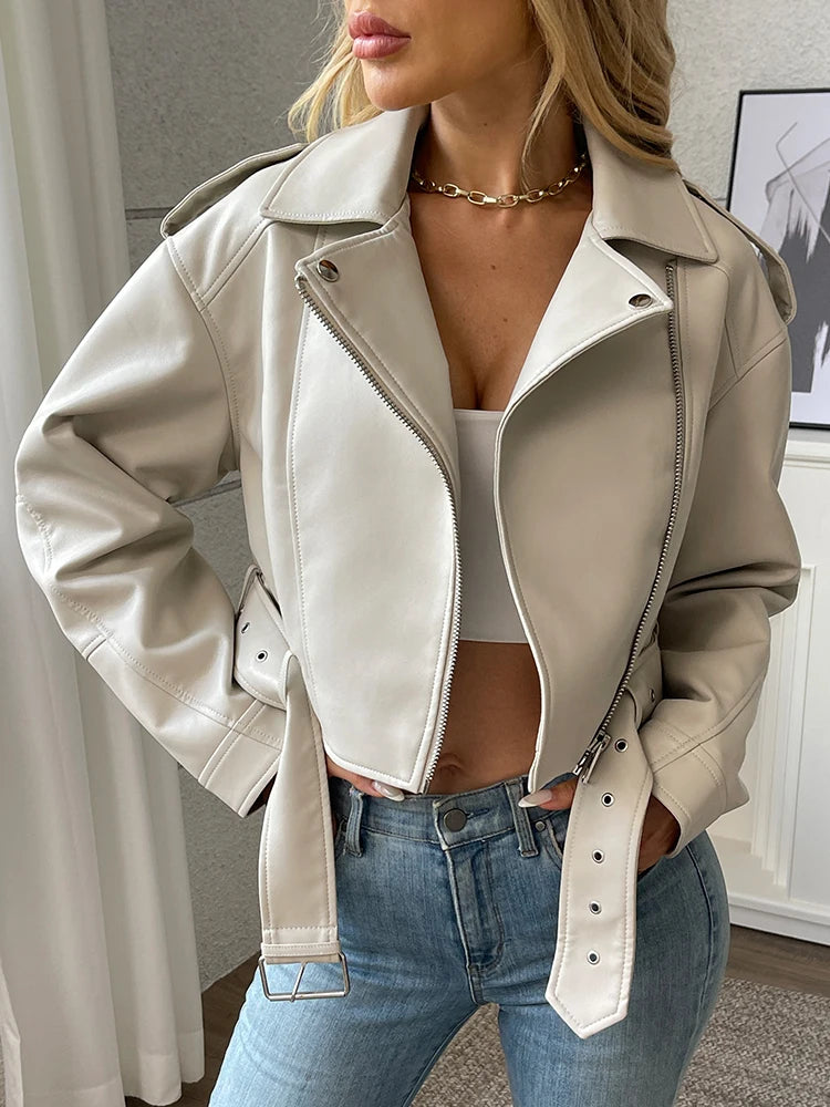 Veste Moto Femme – Ailegogo Streetwear