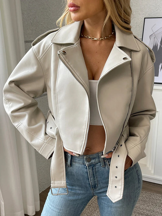 Veste Moto Femme – Ailegogo Streetwear