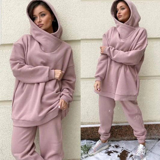 ❄️ Ensemble Femme Hiver – Confort & Style Hoodie Sweatshirts Long Pant