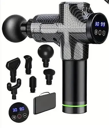✨ LS Shop : Pistolet Massage Fitness – 30 Niveaux, Muscle Relief & Deep Tissue 💆‍♀️💖