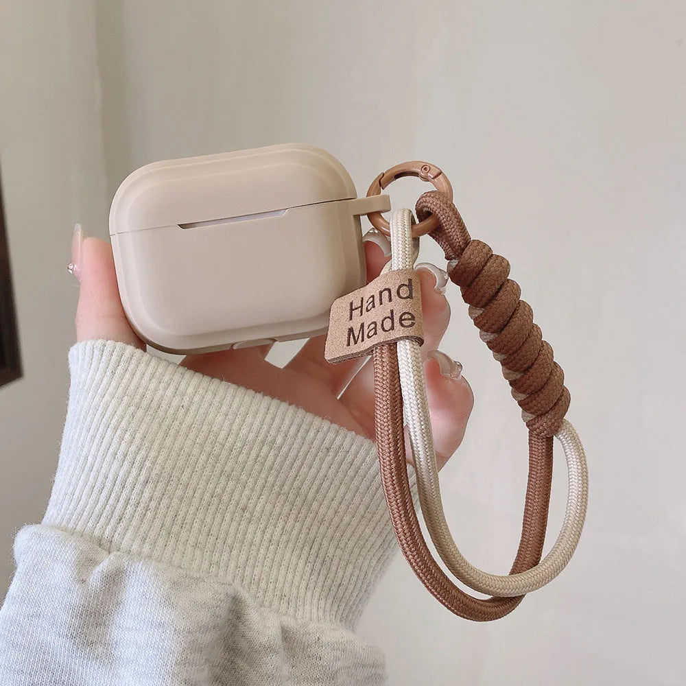 "Coque AirPods silicone caramel avec bracelet anti-chute – protection couple, compatible AirPods 2, 3 et Pro" ✅o 2 bluetooth charging box case